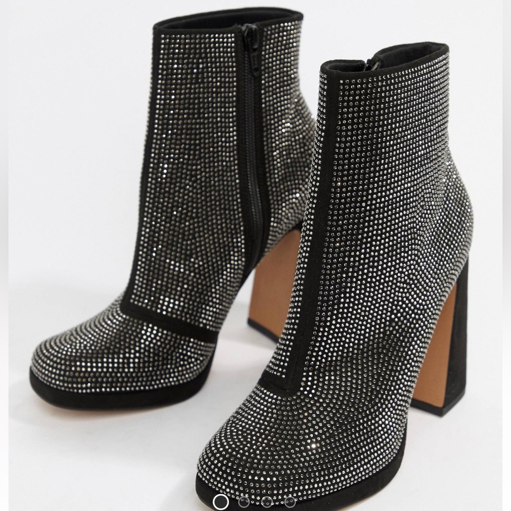Emira Emblished Platform Boots